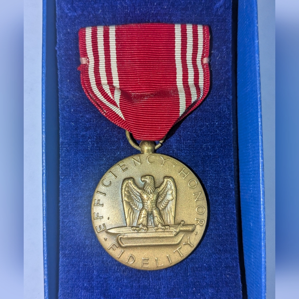 U.S. Army WW II Good Conduct Medal and Decorations